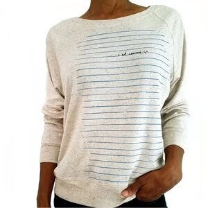 Yasmin Louis Silkscreen Printing c’est comme ca Pullover
